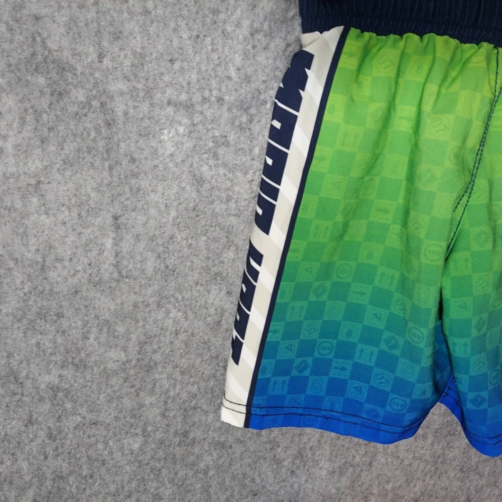 Nintendo Boys‎ XS 4 5 Swim Trunks Mario Kart Shorts Beach Pool UPF 50 Comfort